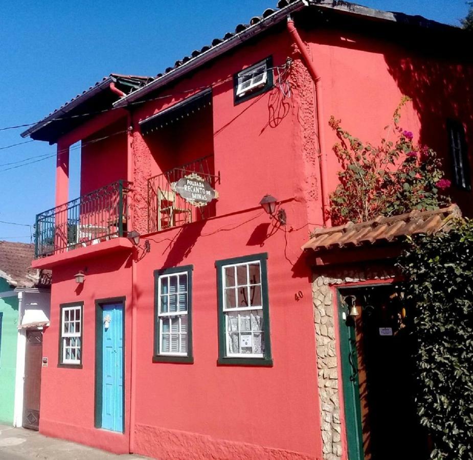 Pousada Recanto De Minas - No Centro ทีราเดนเจส ภายนอก รูปภาพ
